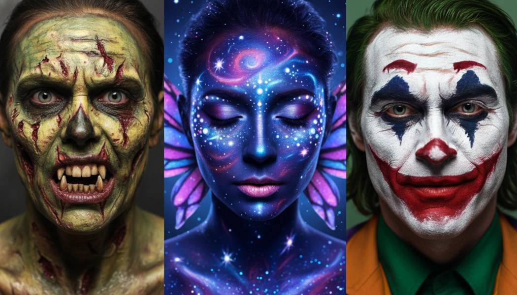 Dịch Vụ Vẽ Mặt Halloween. Ảnh 2
